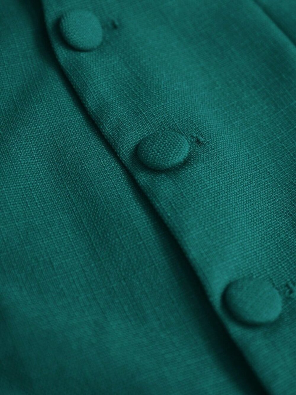 Green Elegant Women's French Double-Breasted Sexy Backless Blazer - Picture 5 of 5